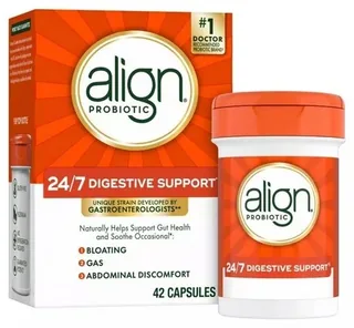 Align Probiotic Capsules — Align 24/7 Digestive Support · 42 capsules packaging