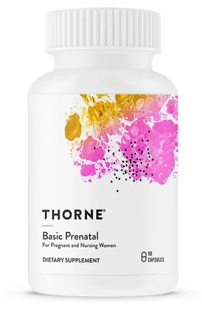 Thorne Basic Prenatal — 90 capsules packaging