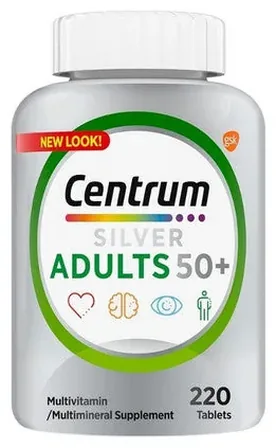 Centrum Silver Adults 50+ — Adults 50+ · 220 tablets packaging