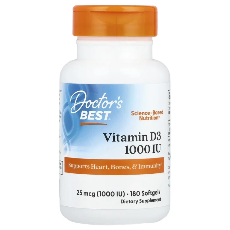 Doctor's Best Vitamin D3 1000 IU — product packaging