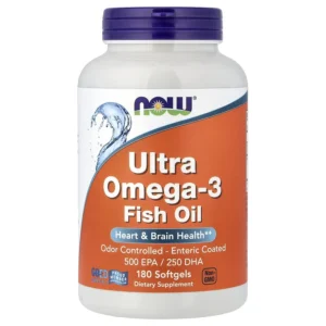 Different product: NOW Ultra Omega-3, 180 softgels container