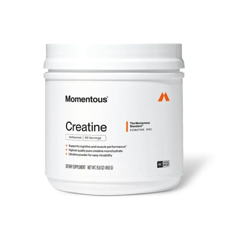Momentous Creatine Monohydrate 450 g — product packaging