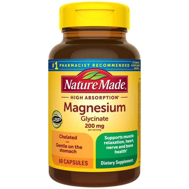 Nature Made Magnesium Glycinate 60 Capsules — product packaging
