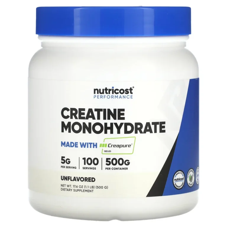 Nutricost Creatine Monohydrate Creapure 500 g — product packaging