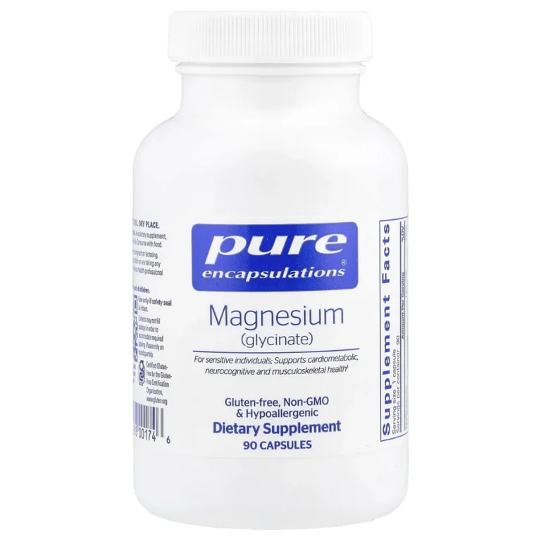 Pure Encapsulations Magnesium Glycinate 90 Capsules — product packaging