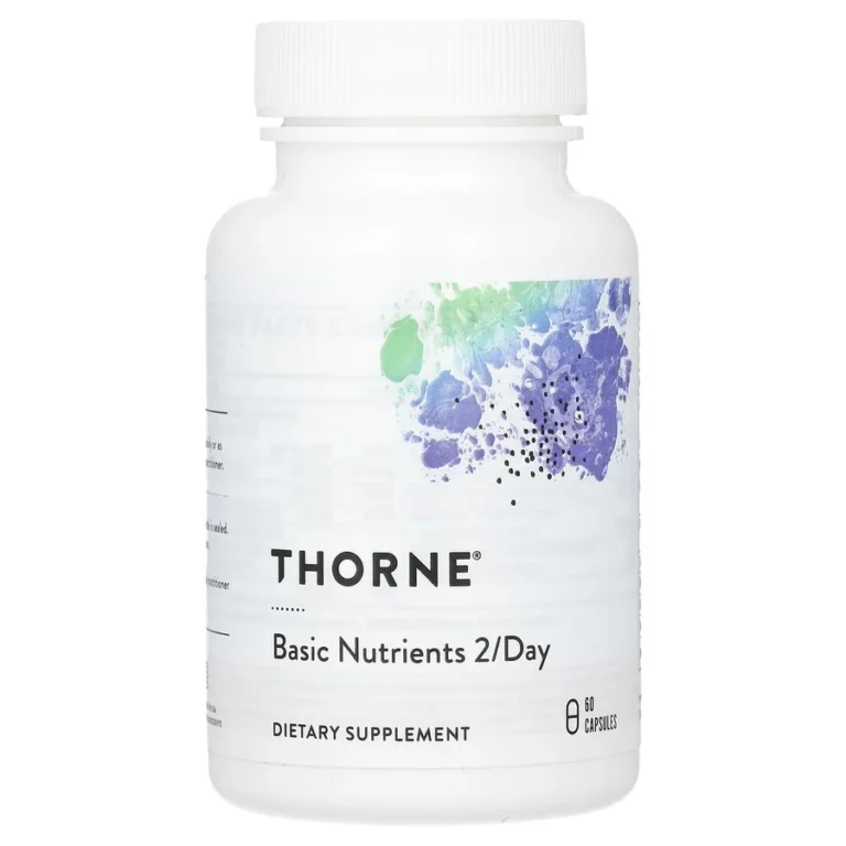 Thorne Basic Nutrients 2/Day 60 Capsules — product packaging