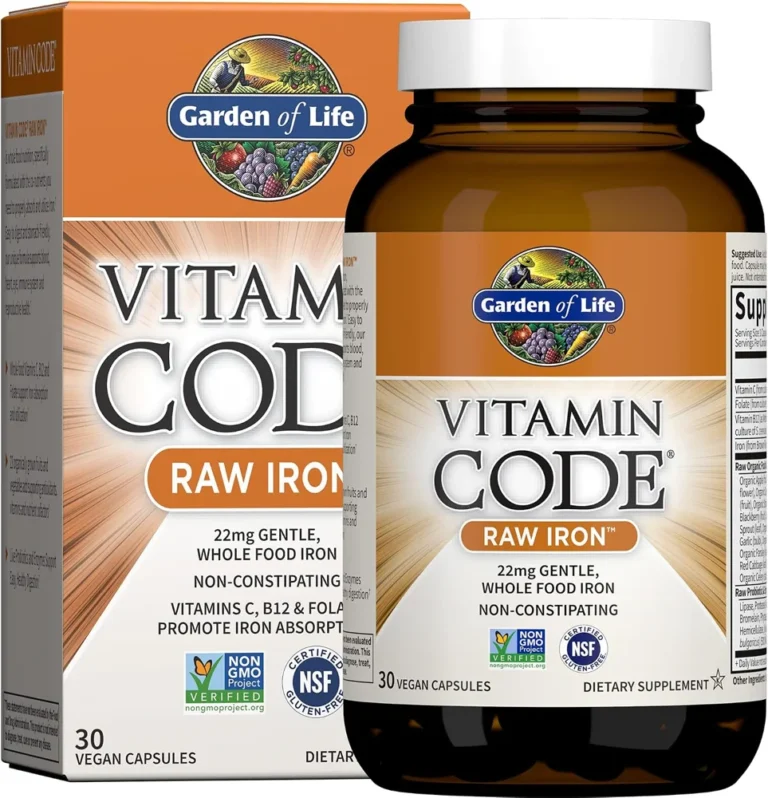 Garden of Life Vitamin Code RAW Iron — product packaging