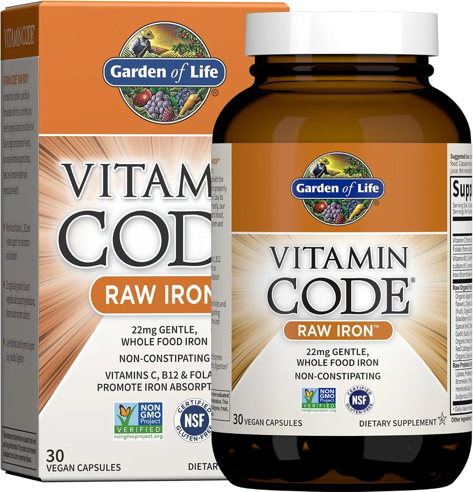 Garden of Life Vitamin Code Women 3 Garden of Life Vitamin Code RAW Iron - matched product packaging