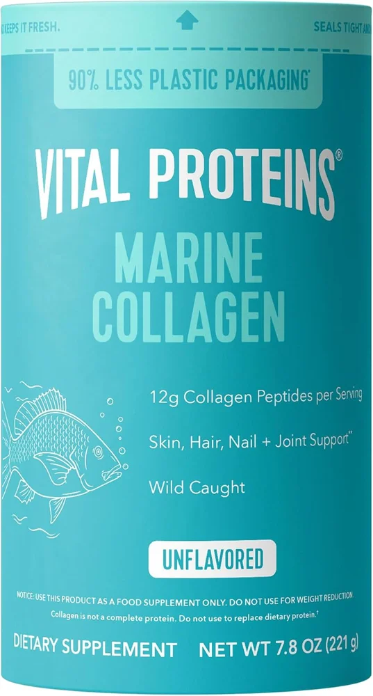 Vital Proteins Marine Collagen Unflavored 7.8 oz — product packaging