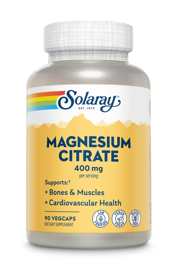 Solaray Magnesium Citrate 400 mg — product packaging