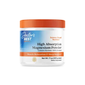 Doctor's Best High Absorption Magnesium Powder, 200 g container