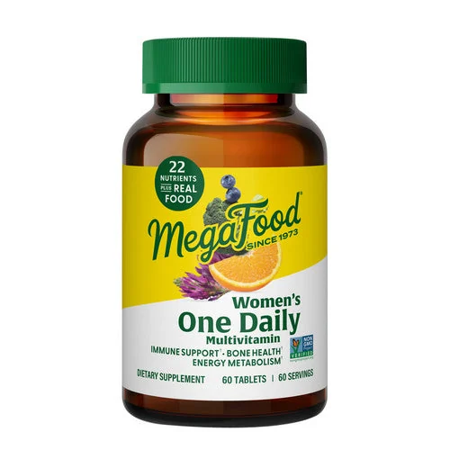 MegaFood Women's One Daily 60 tablets - product packaging