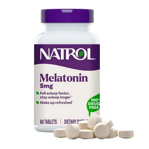 Natrol Melatonin 5 mg Tablets — product packaging