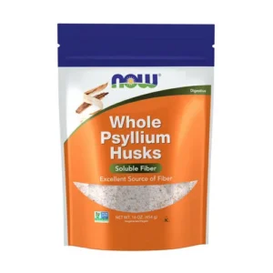 NOW Whole Psyllium Husks Plain whole husks, 16 oz / 1 lb