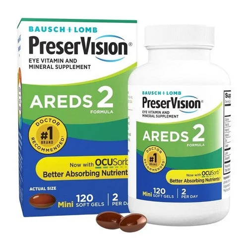 PreserVision AREDS 2 Mini Soft Gels — product packaging