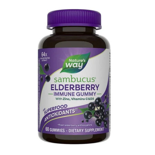 Nature's Way Sambucus Elderberry Immune Gummies — product packaging