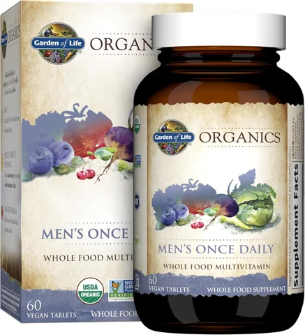 A tablet example: Garden of Life Men's Once Daily container