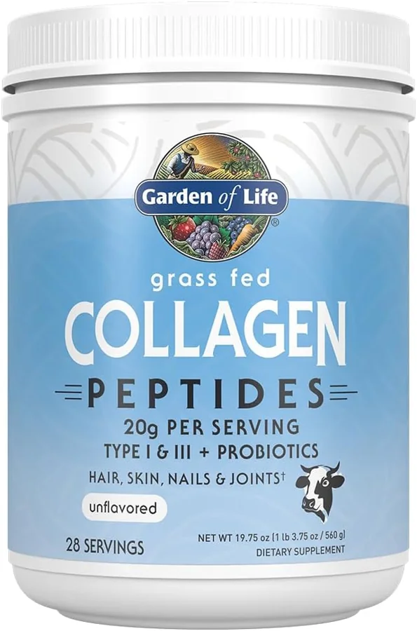 Garden of Life Grass Fed Collagen Peptides — product packaging