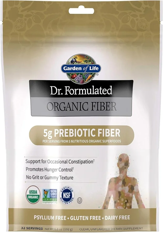 Garden of Life Dr. Formulated Organic Fiber — product packaging