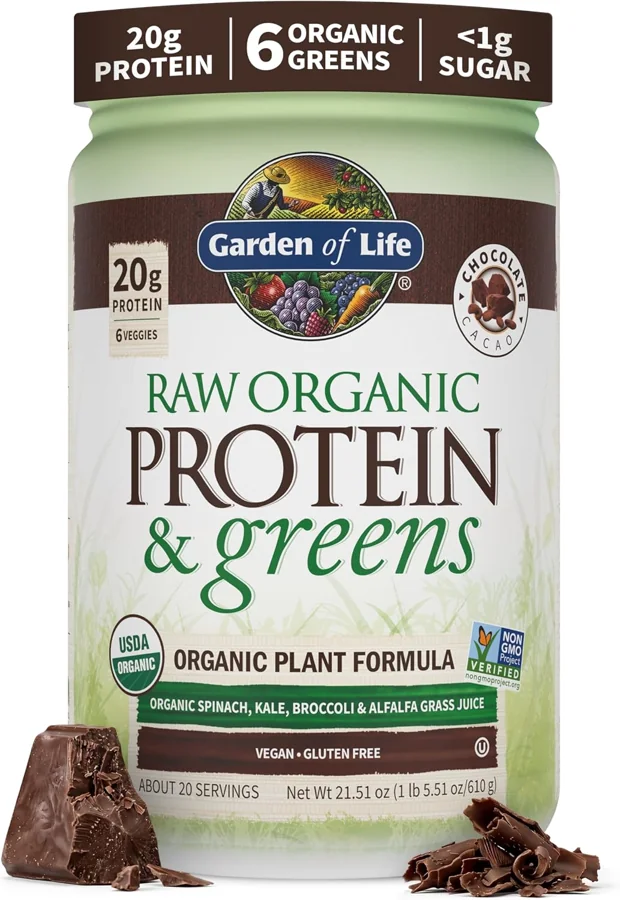 Garden of Life Raw Organic Protein & Greens — product packaging