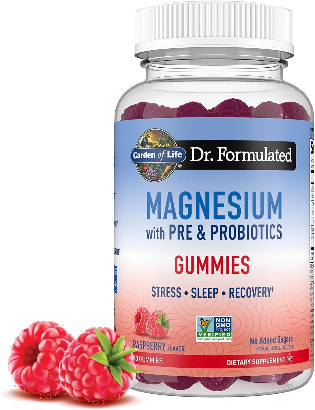 Garden of Life Dr. Formulated Magnesium Gummies 2 Garden of Life Dr. Formulated Magnesium Gummies - manufacturer Supplement Facts panel