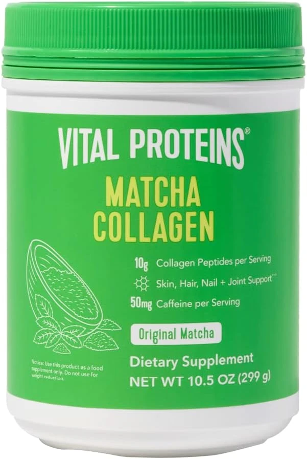 Vital Proteins Matcha Collagen 2 Vital Proteins Matcha Collagen - manufacturer Supplement Facts panel