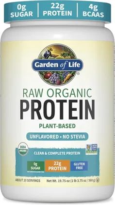 Garden of Life Raw Organic Protein - matched product packaging
